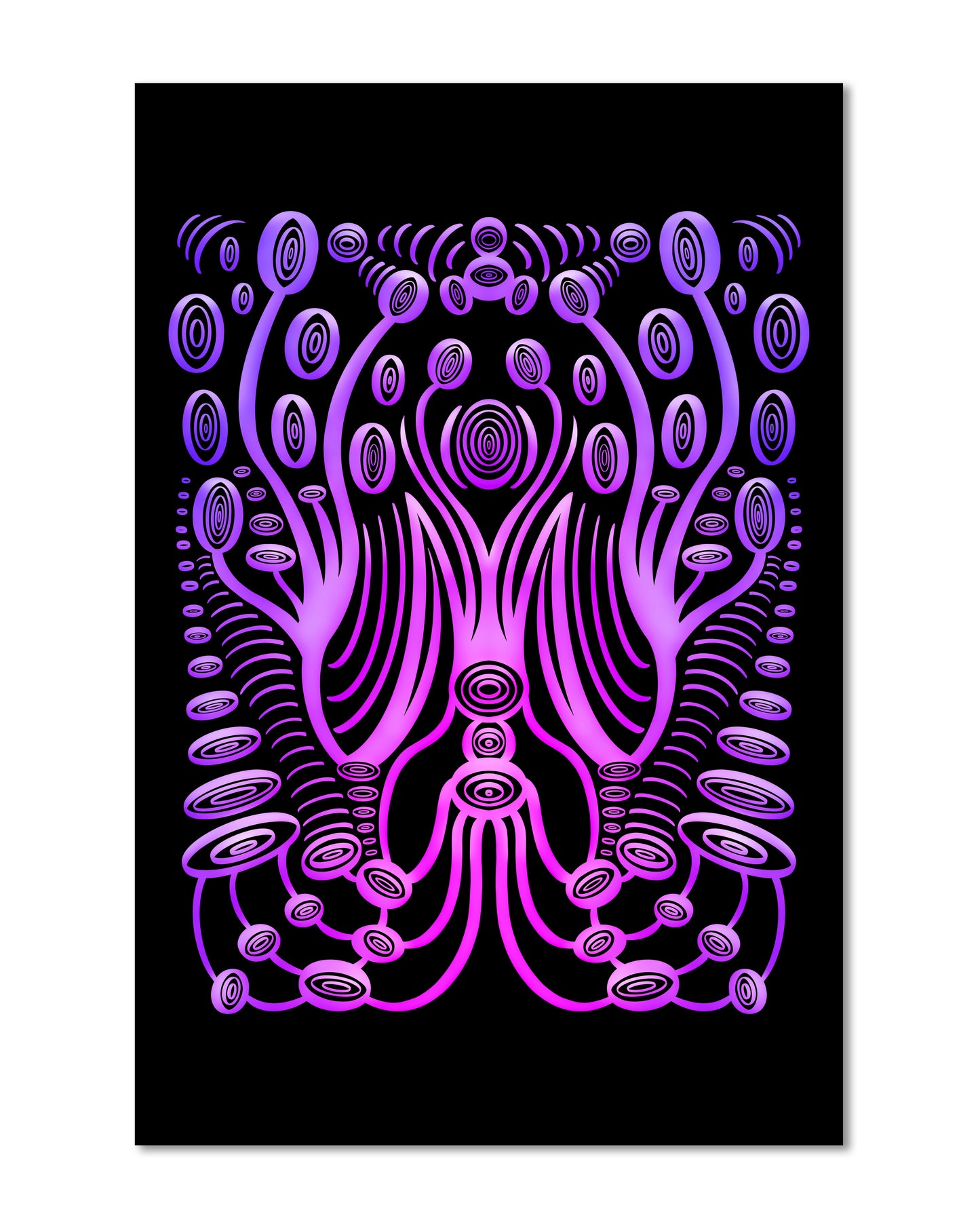 Violet Sigil - Mini 4x6 Art Print