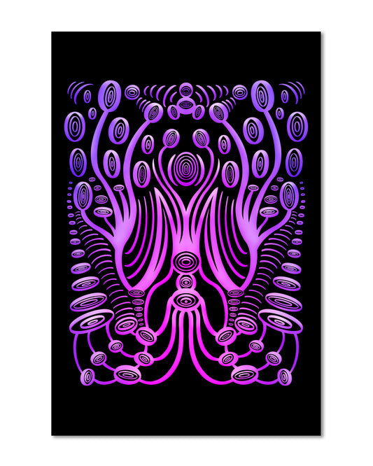 Violet Sigil - Mini 4x6 Art Print