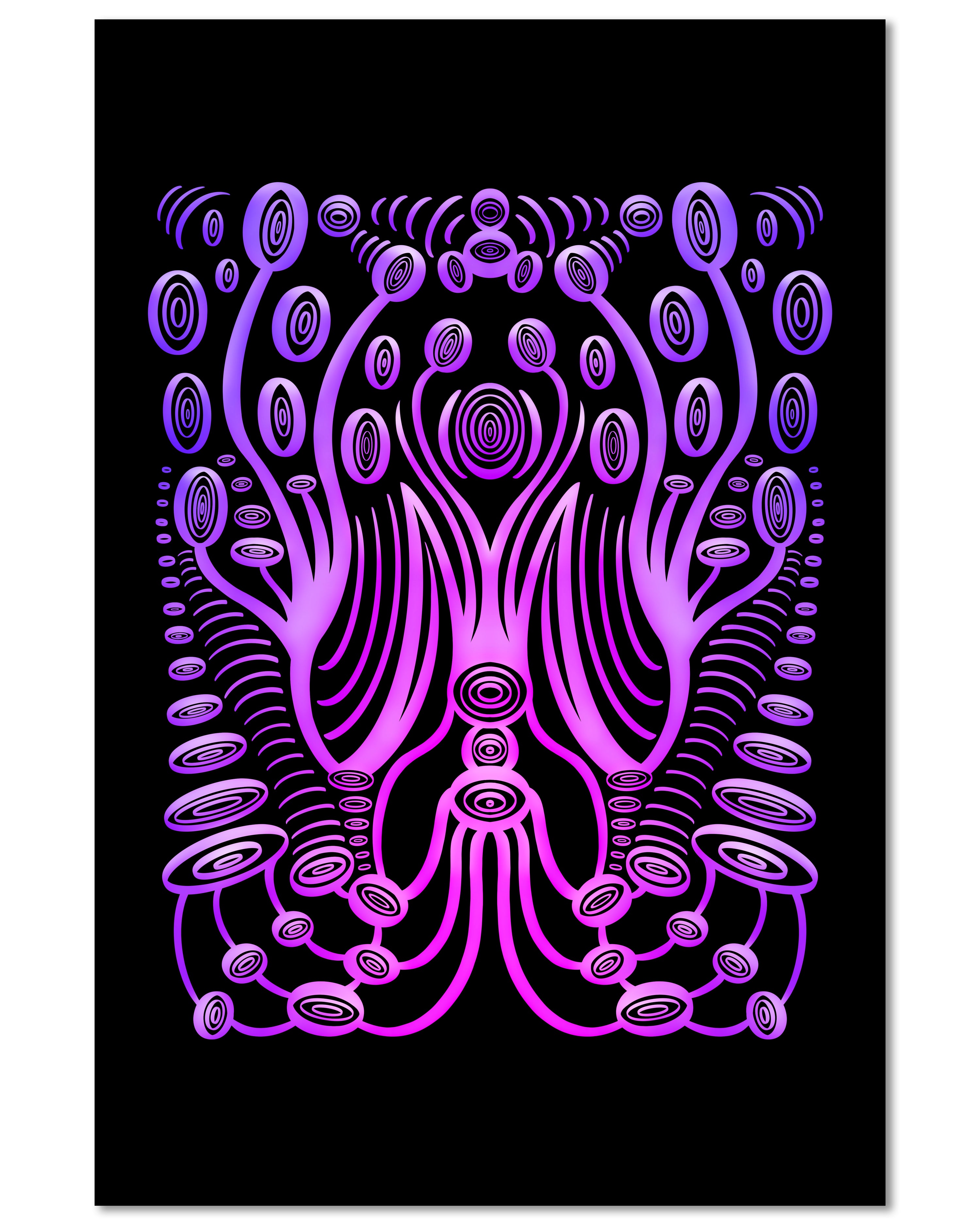 Violet Sigil - Mini 4×6 Art Print