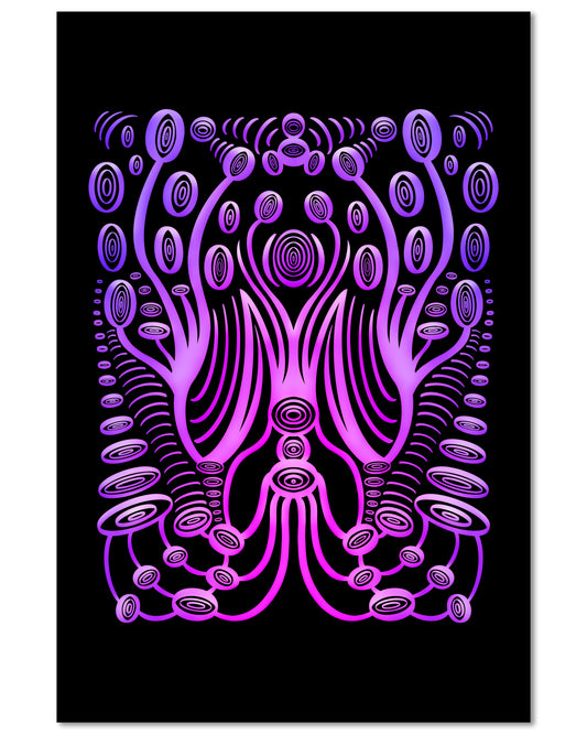 Violet Sigil - Mini 4x6 Art Print