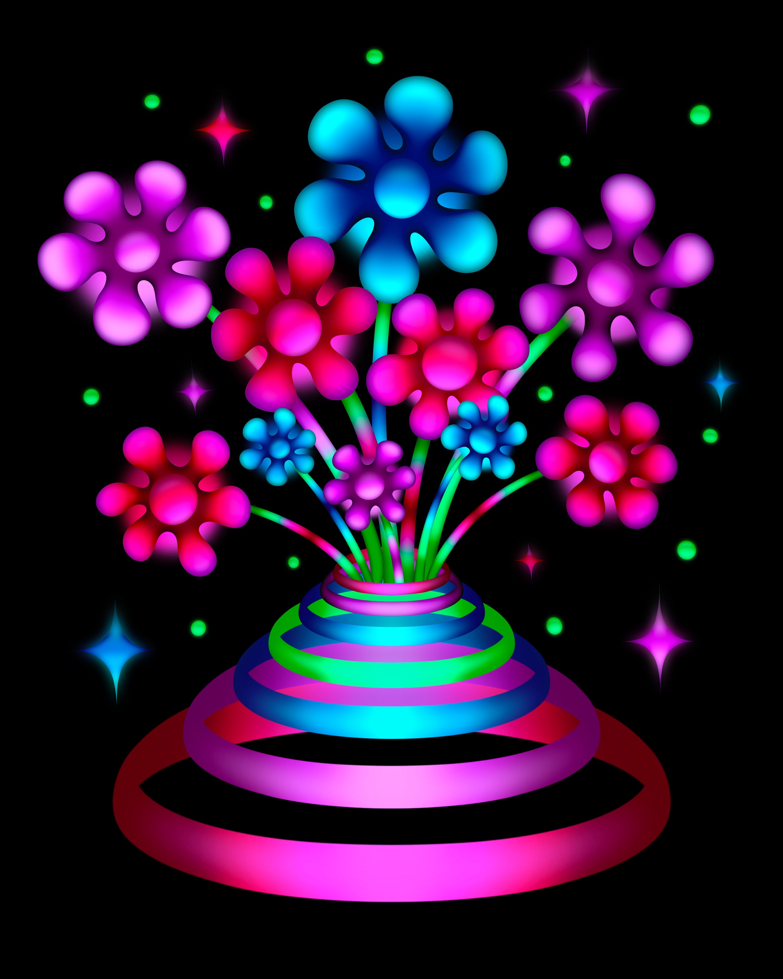 XenoGarden Genesis — Fine Art Print