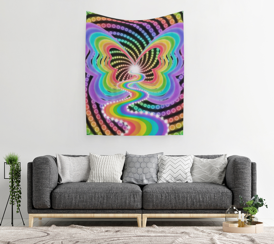 Stars to Light Your Passing Feet Tapestry