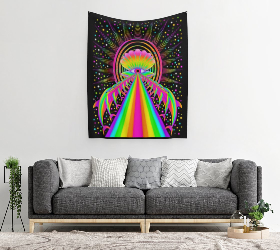 Dolphin Dream Portal Tapestry