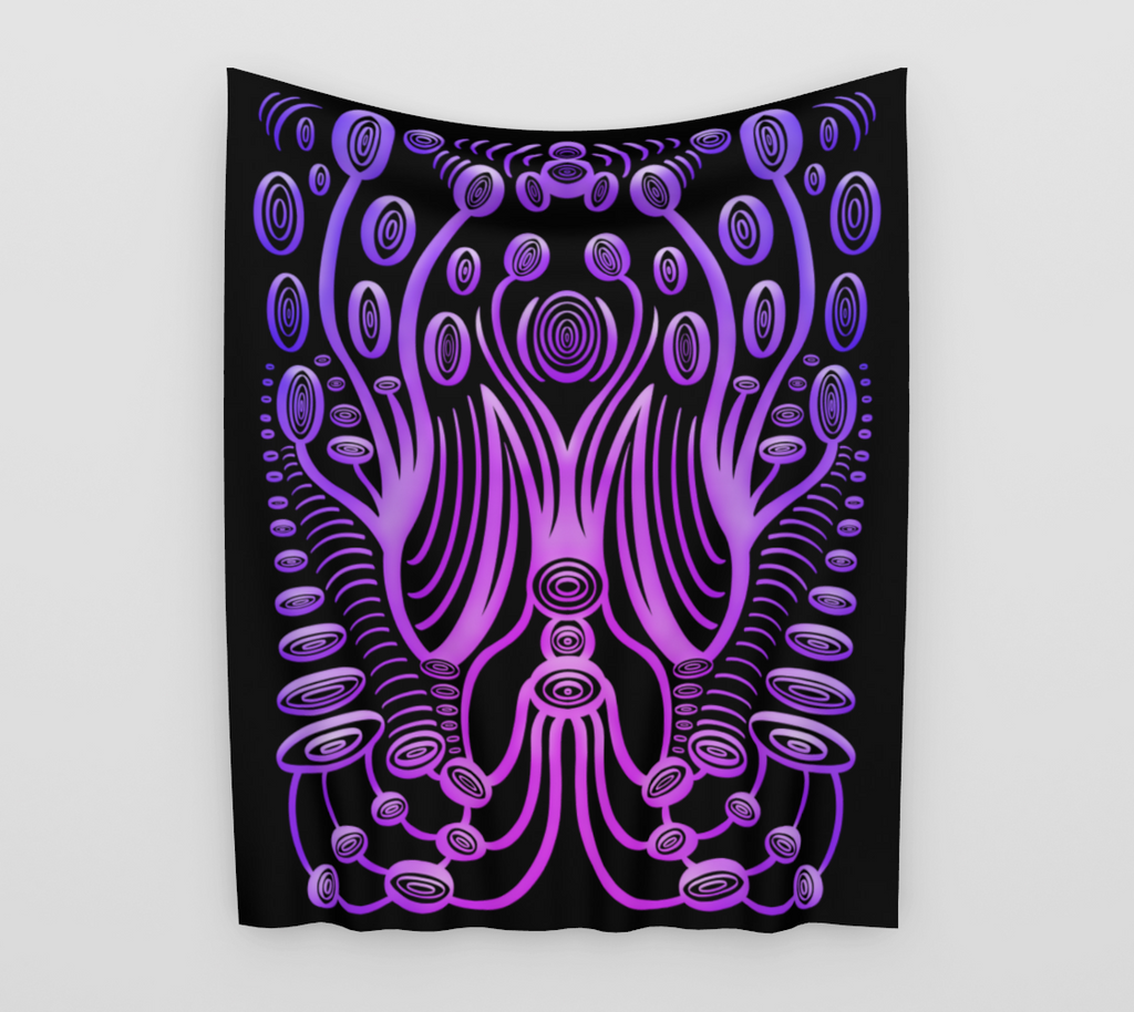 Violet Sigil Tapestry