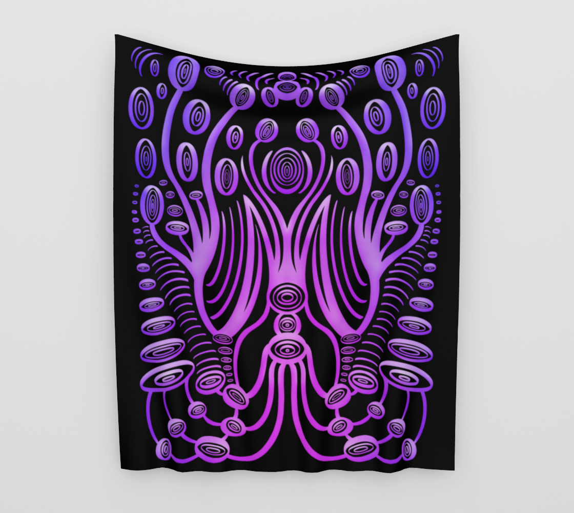 Violet Sigil Tapestry
