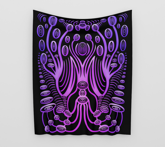 Violet Sigil Tapestry