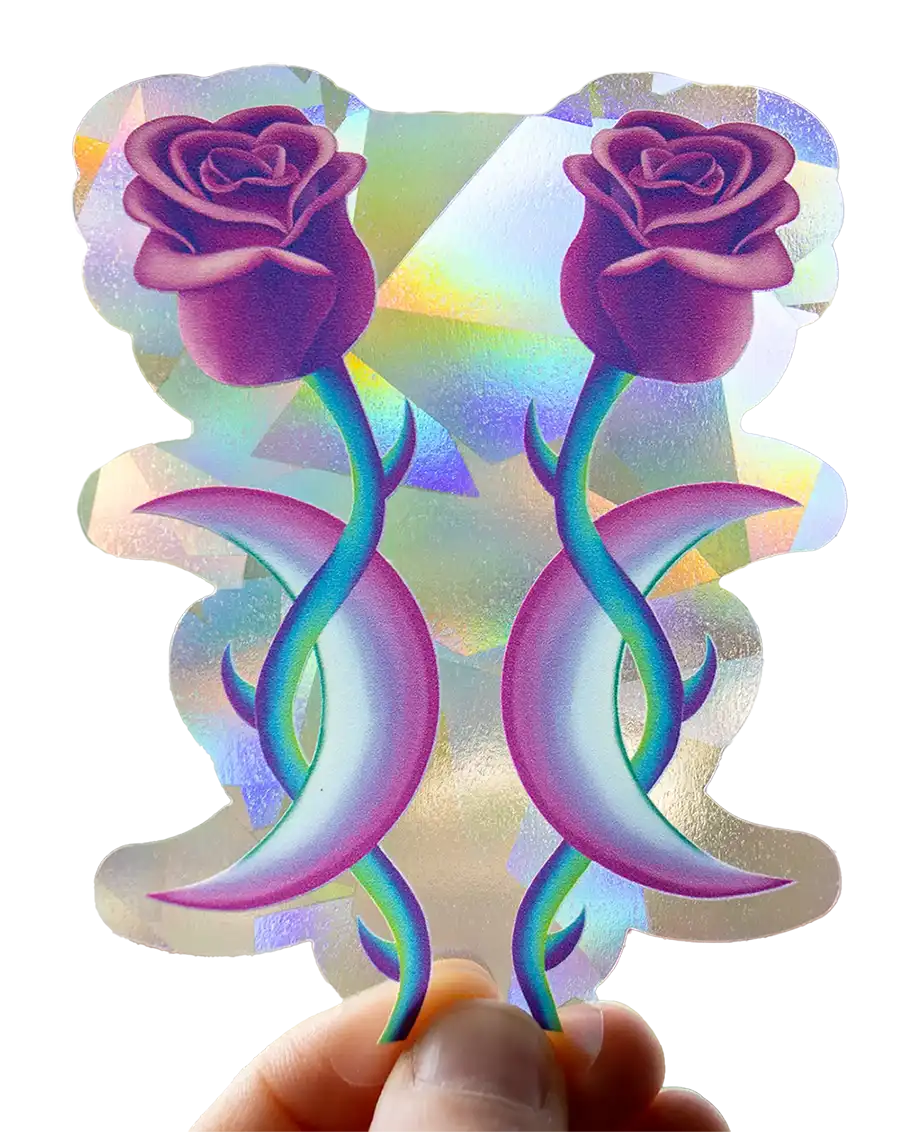 Rose Moon Suncatcher