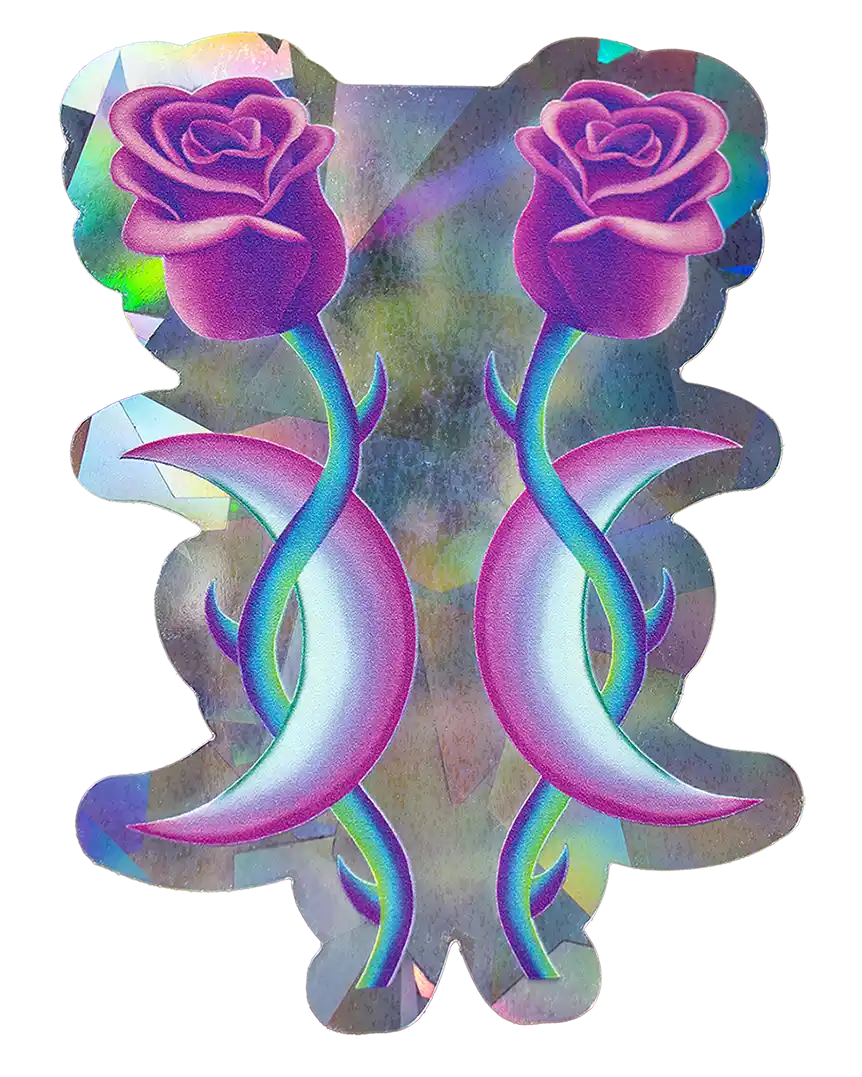 Rose Moon Suncatcher